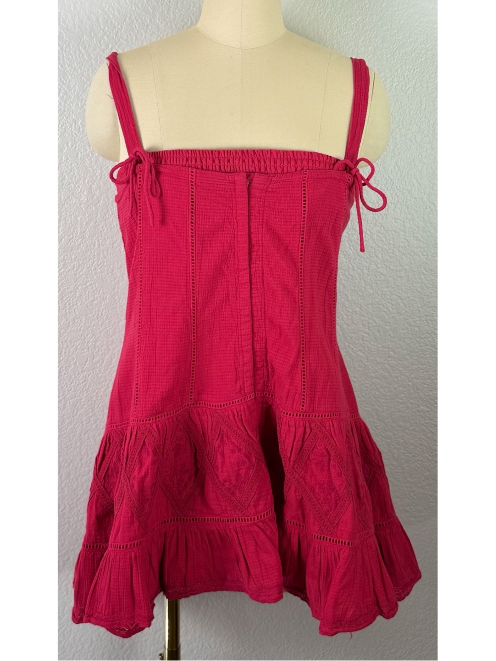 Free People Intimately Break Of Day Mini Bodysuit Boho Festival Small - Picture 9 of 16